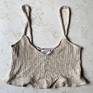 👉Sadie & Sage Knit Mid Drift Knit Top